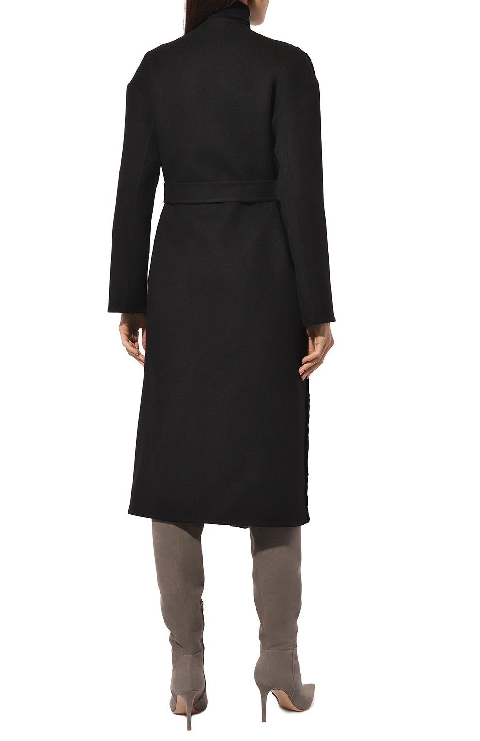 Кашемировое пальто с отделкой из каракуля MVST, арт. FTBPL-Y291SW/LC1597, фото 4