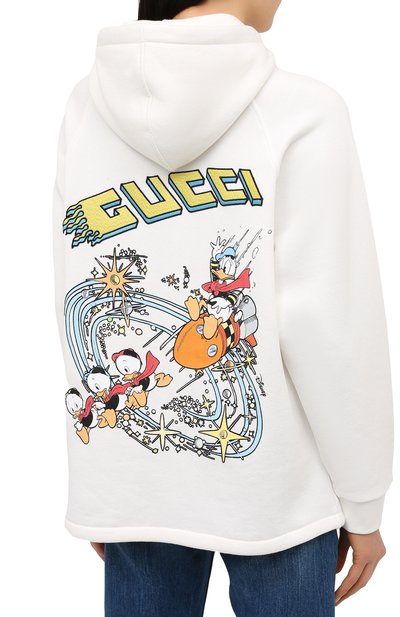 Хлопковое худи disney x gucci GUCCI, арт. 652682/XJDCW, фото 4