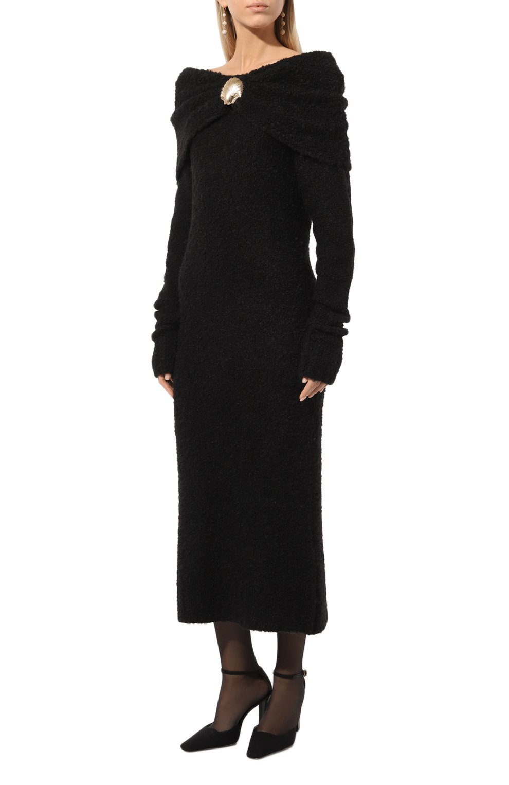 Шерстяное платье GIUSEPPE DI MORABITO, арт. 03FWKND331 03380, фото 3