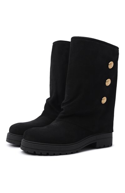 Замшевые сапоги BALMAIN, арт. BZ0A46