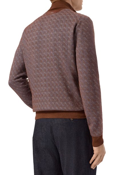 Кардиган из шелка и кашемира ZILLI, арт. KZMC01MAT02VDFD00, фото 4