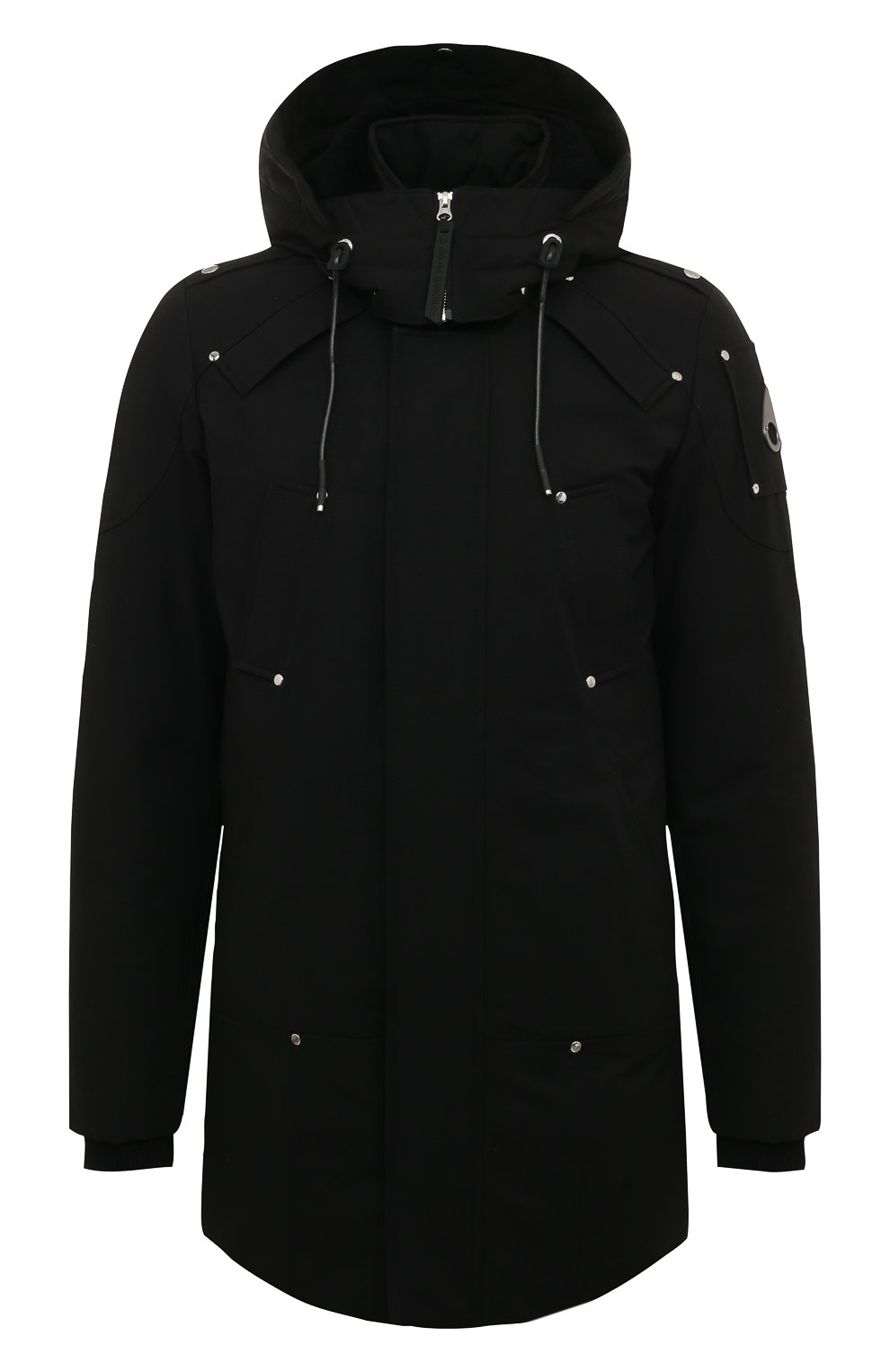 Пуховая парка MOOSE KNUCKLES черного цвета по цене 120000 руб., арт. M39MP261N, фото 1 Пуховая парка MOOSE KNUCKLES, арт. M39MP261N, фото 1