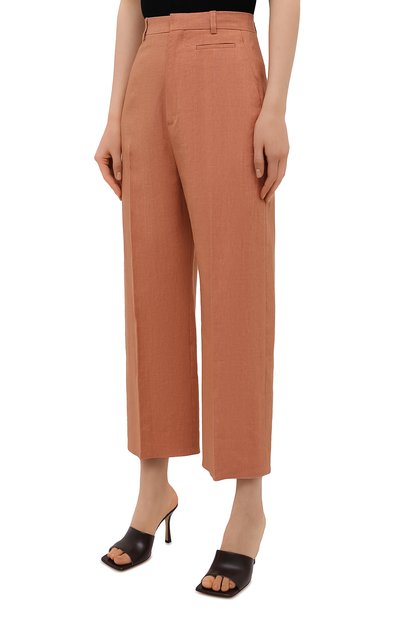 Брюки JACQUEMUS светло-розового цвета по цене 49950 руб., арт. 211PA02/103840, фото 3 Брюки JACQUEMUS, арт. 211PA02/103840, фото 3