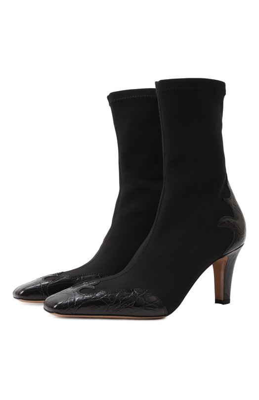 Комбинированные ботильоны Belle Western Paris Texas PX1562/XC0MI Чёрный PX1562/XC0MI