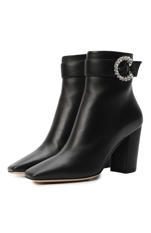 

Кожаные ботильоны Myan 85 Jimmy Choo, Чёрный