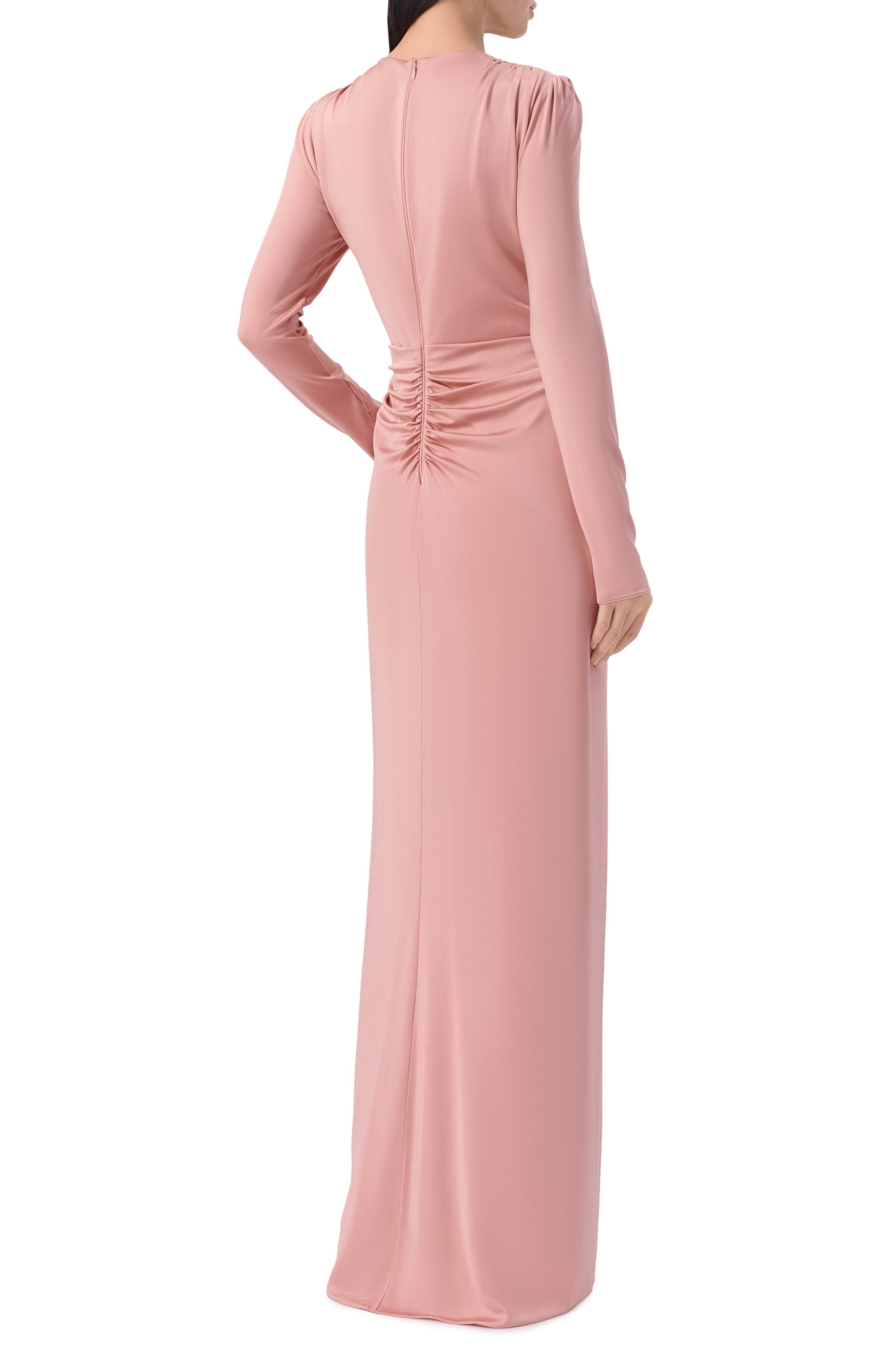 Платье из вискозы DOLCE & GABBANA розового цвета по цене 521500 руб., арт. F610IT/FUIBL, фото 3 Платье из вискозы DOLCE & GABBANA, арт. F610IT/FUIBL, фото 3