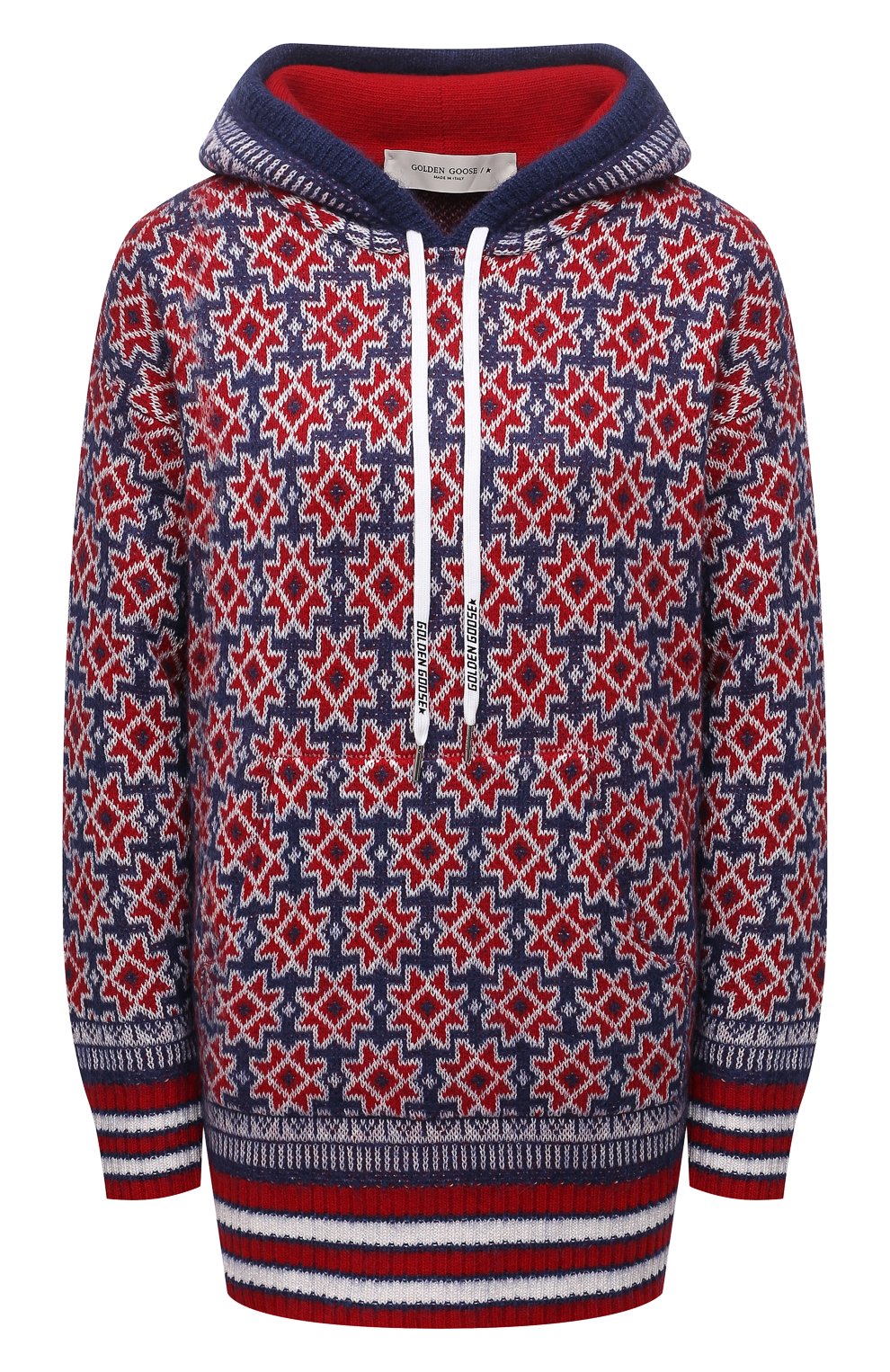 Худи GOLDEN GOOSE DELUXE BRAND разноцветного цвета по цене 48600 руб., арт. GWP00961.P000225, фото 1 Худи GOLDEN GOOSE DELUXE BRAND, арт. GWP00961.P000225, фото 1