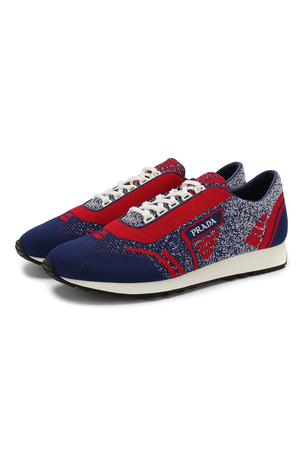 Текстильные кроссовки PRADA, арт. 2EG272-3KUX-F0XUS, фото 1
