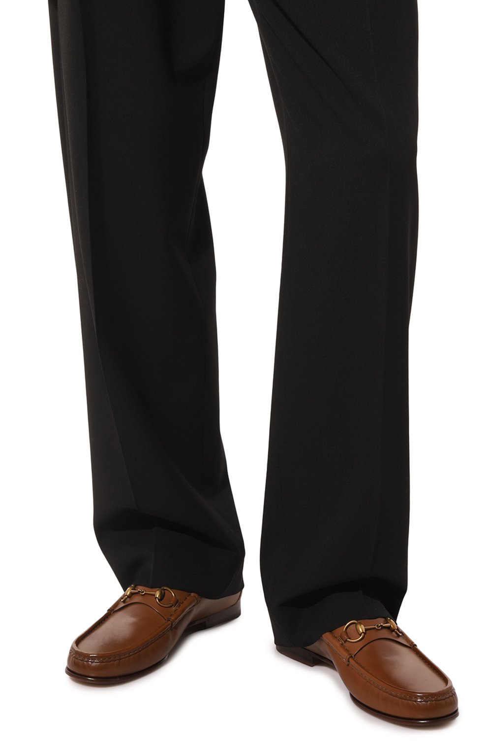 Кожаные лоферы GUCCI, арт. 307929/1M0C0, фото 3