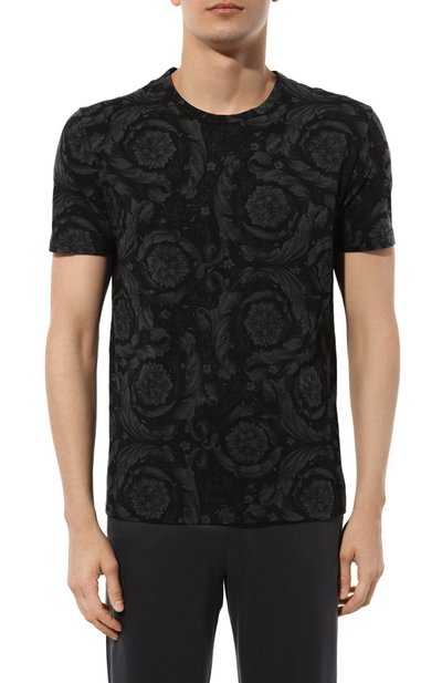 Хлопковая футболка VERSACE, арт. 1000959/1A00515, фото 3