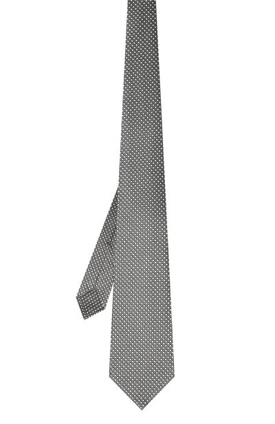 Шелковый галстук KITON черного цвета по цене 31950 руб., арт. UCRVKLC05H53, фото 3 Шелковый галстук KITON, арт. UCRVKLC05H53, фото 3