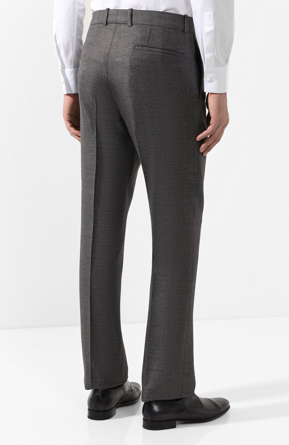 Брюки из смеси шерсти и вискозы BERLUTI, арт. R14TTU28-WAMR, фото 4