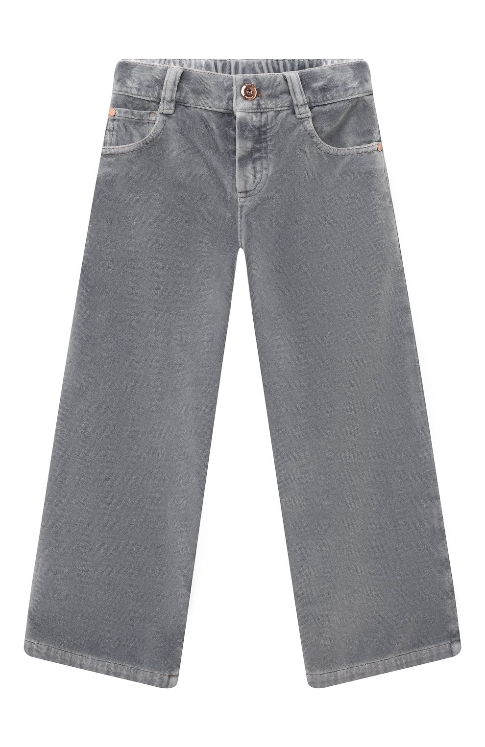 Велюровые брюки BRUNELLO CUCINELLI, арт. BB105P630A, фото 1