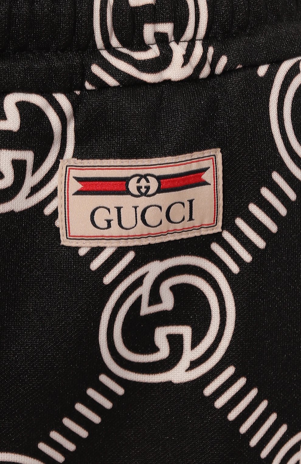 Джоггеры GUCCI черного цвета по цене 132480 руб., арт. 683269 XJD1I, фото 5 Джоггеры GUCCI, арт. 683269 XJD1I, фото 5