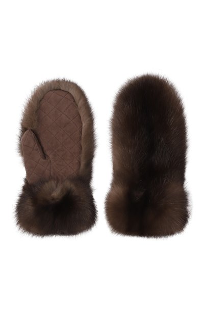 Варежки enigma black из меха соболя BLACK SABLE, арт. BS-002V, фото 2