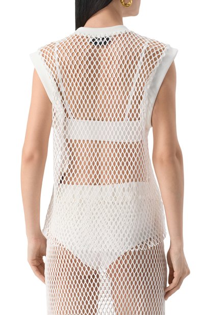 Хлопковый топ MSGM, арт. 3842MDT85 257323/257323, фото 4