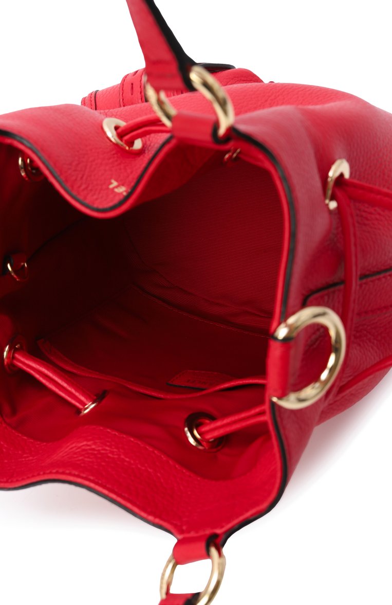 Женская сумка premier flirt small LANCEL красного цвета, арт. A10109 | Фото 5 (Автоматизация состава: Проставлено; Материал: Натуральная кожа; Ремень/цепочка: На ремешке; Автоматизация ТО: Проставлено; Размер: small)