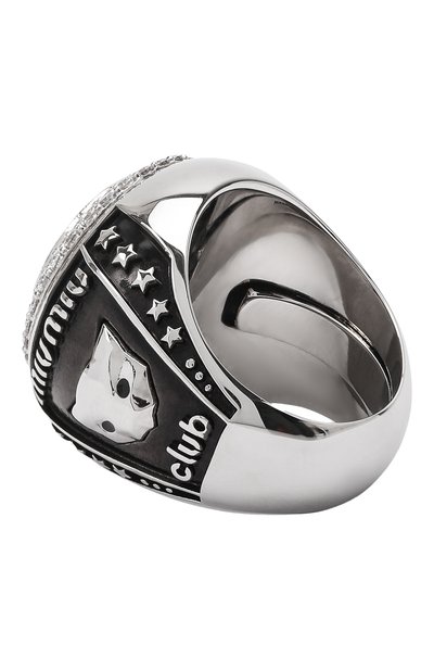 Кольцо pavé MIU MIU серебряного цвета по цене 115000 руб., арт. 5JA086-2DTH-F0Z2D, фото 3 Кольцо pavé MIU MIU, арт. 5JA086-2DTH-F0Z2D, фото 3