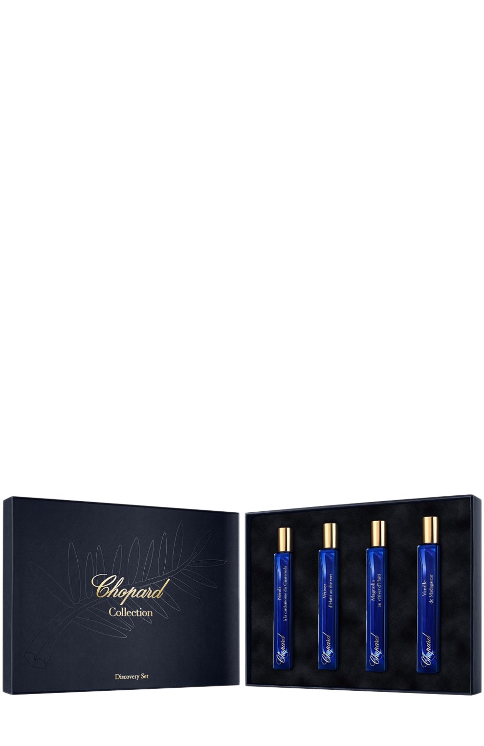 Набор chopard collection (4x10ml) CHOPARD бесцветного цвета, арт. 7640177367600 | Фото 1 (Материал внутренний: Не назначено; Региональные ограничения белый список (Axapta Mercury): Не проставлено; Нос: Не проставлено; Статус проверки: Проверена категория; Ограничения доставки: flammable)