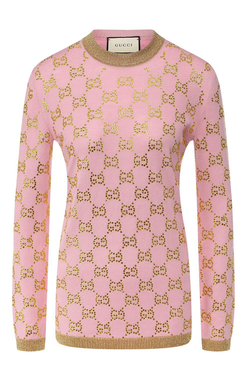 Шерстяной пуловер с контрастной отделкой GUCCI, арт. 539722/X956A, фото 1