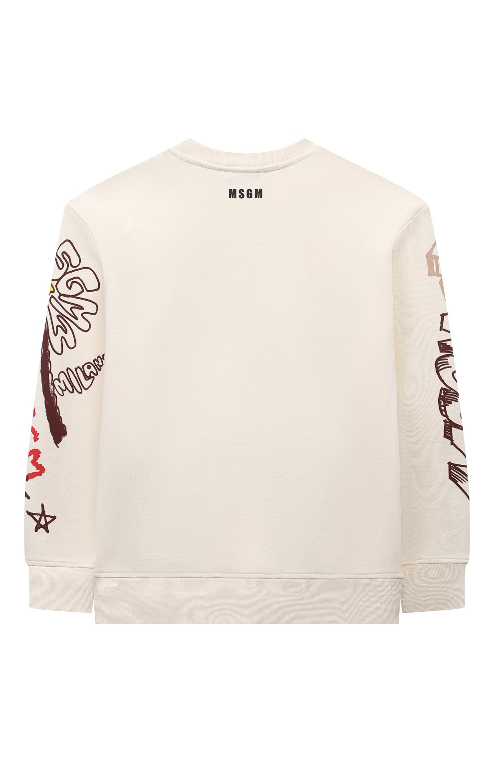 Хлопковый свитшот MSGM KIDS, арт. S4MSJBSW271, фото 2