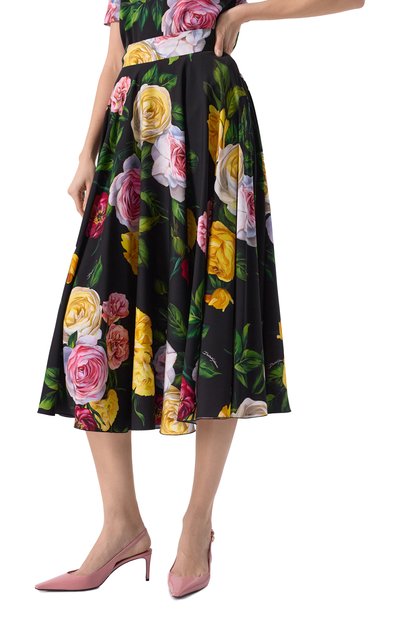 Шелковая юбка DOLCE & GABBANA, арт. F4C2RT/FSA7B, фото 3