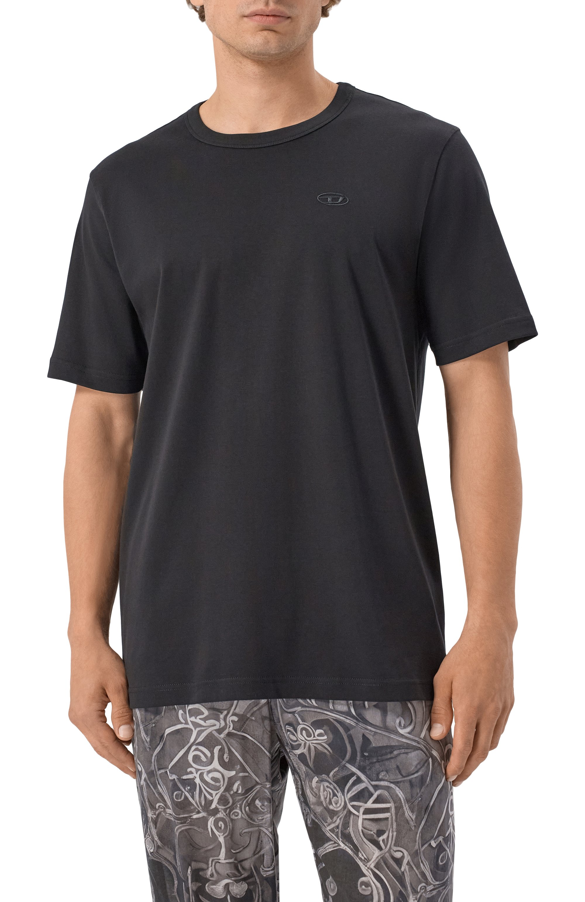 Хлопковая футболка DIESEL, арт. A16672/0AIJU, фото 3