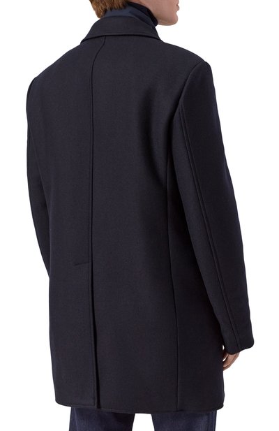 Шерстяное пальто PAUL&SHARK темно-синего цвета по цене 124000 руб., арт. 15312170, фото 4 Шерстяное пальто PAUL&SHARK, арт. 15312170, фото 4