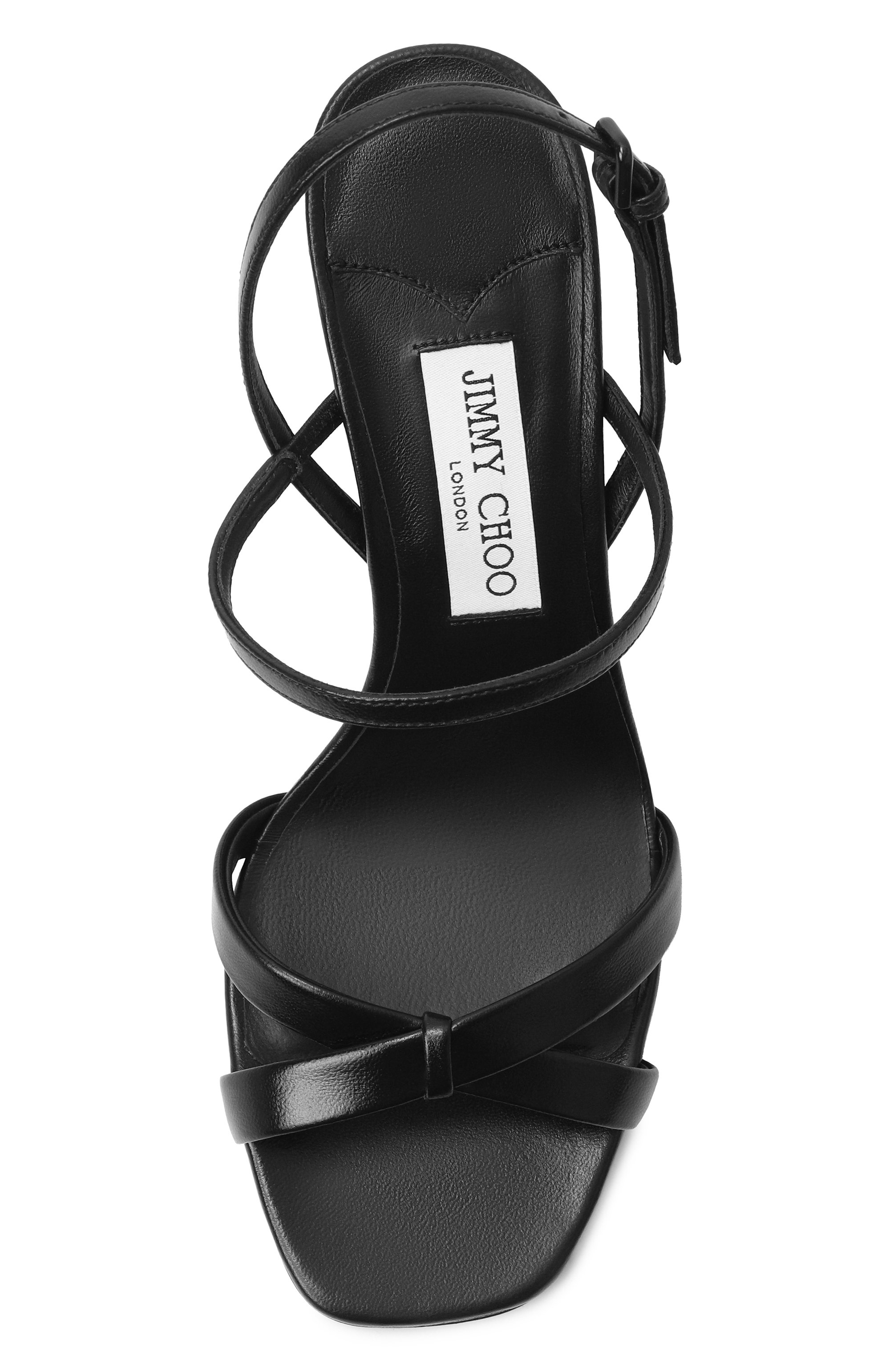 Кожаные босоножки elsy 85 JIMMY CHOO, арт. ELSY/BH 85/NAP, фото 6