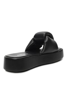 Кожаные шлепанцы MIU MIU, арт. 5XX550-038-F0002, фото 3