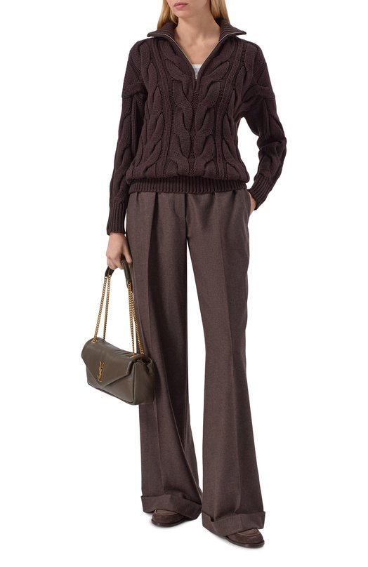 Шерстяной свитер MVST M25.1MW.K012/ATENE Коричневый  M25.1MW.K012/ATENE Фото 2