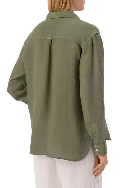 Льняная рубашка 120% LINO, арт. 33ALIW19GE/0000115, фото 4