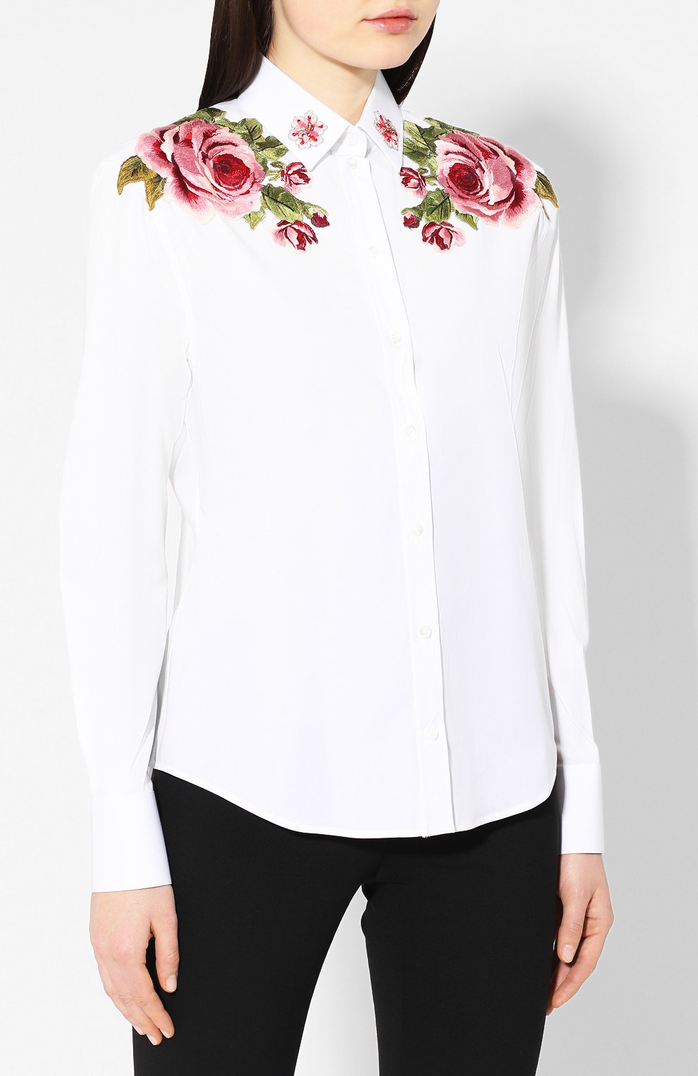 Хлопковая рубашка DOLCE & GABBANA, арт. F5I98Z/FUEAJ, фото 3