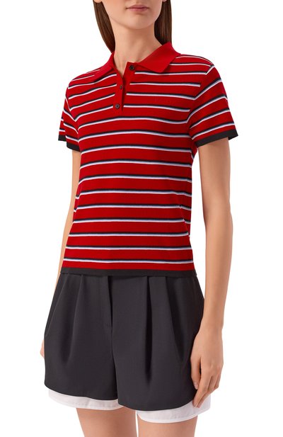 Поло JUUN.J красного цвета по цене 43550 руб., арт. JW6351W03, фото 3 Поло JUUN.J, арт. JW6351W03, фото 3