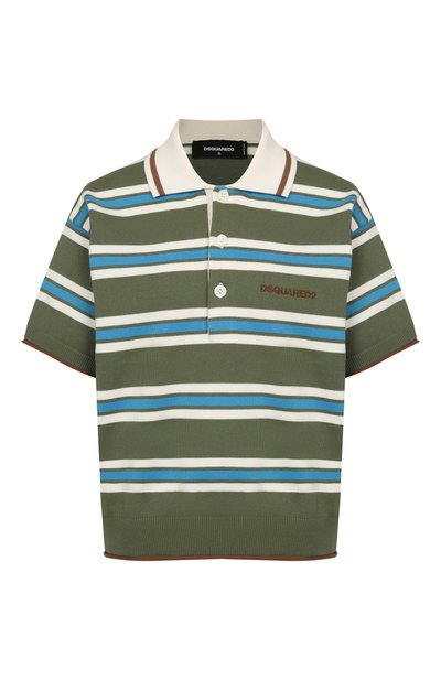 Женское хлопковое поло DSQUARED2, арт. S75HA1410/D13195