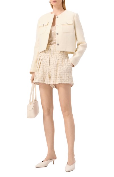 Твидовый жакет THEORY кремового цвета по цене 46450 руб., арт. 00805118, фото 2 Твидовый жакет THEORY, арт. 00805118, фото 2