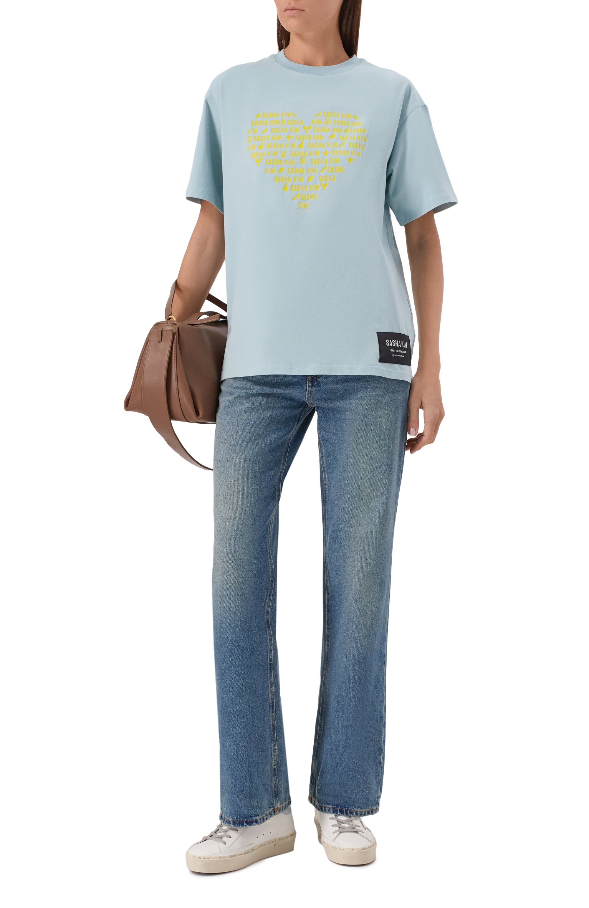 Хлопковая футболка SASHA KIM, арт. SK-00000615, фото 2