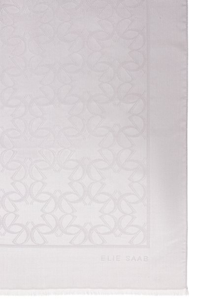 Палантин из шелка и шерсти ELIE SAAB, арт. SE7018J6099, фото 4