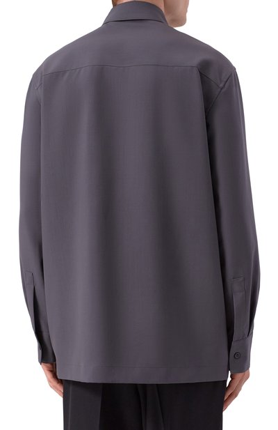 Шерстяная рубашка JIL SANDER, арт. J22DL0321-J40249, фото 4