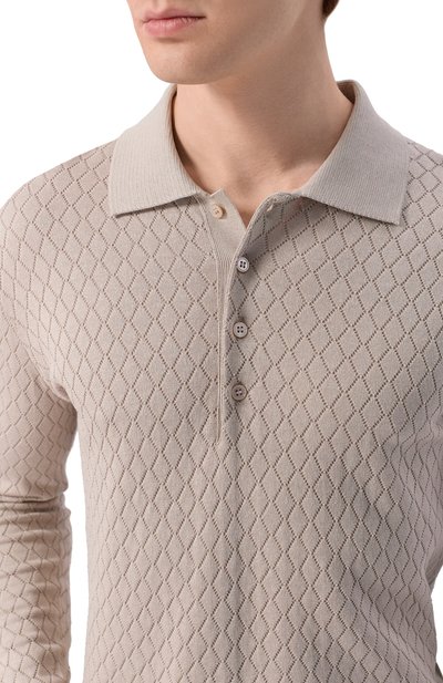 Поло из шелка и хлопка MVST, арт. M26.2PM.K140/Y205 R0MBI 3D, фото 5