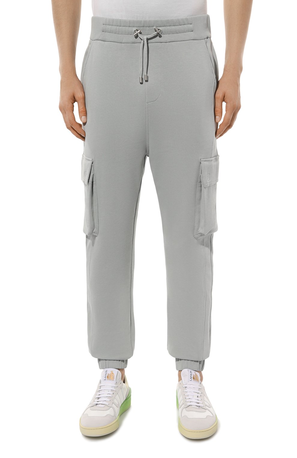 Хлопковые джоггеры BALMAIN, арт. DH10B295/BC64, фото 3