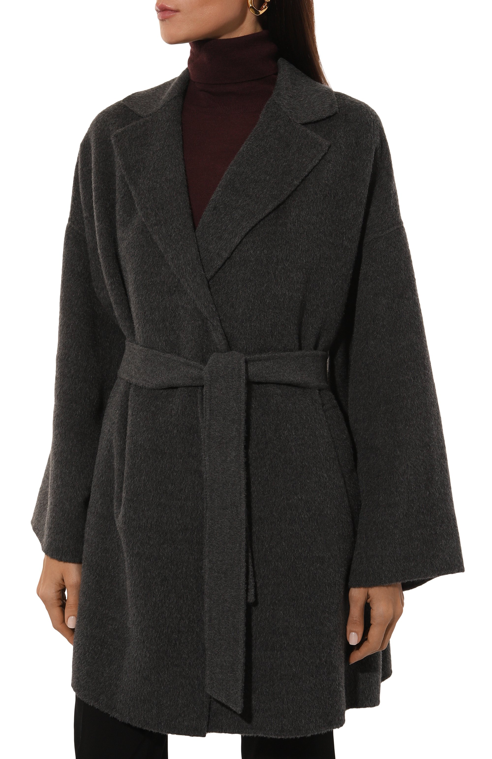 Шерстяное полупальто WEEKEND MAX MARA, арт. NELLA, фото 3