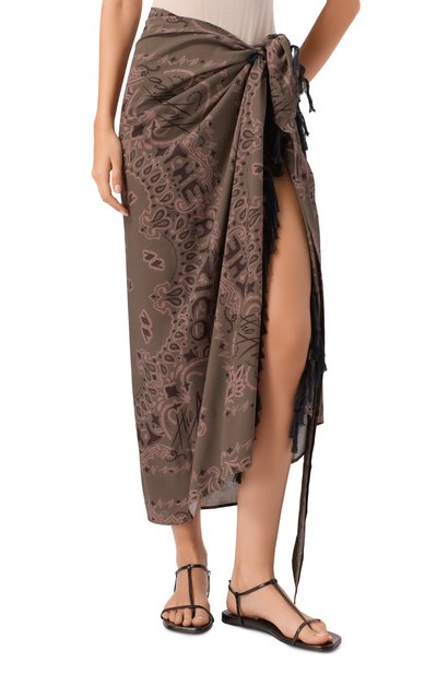 Парео из вискозы THE ATTICO, арт. 250WCR00140/VVV091PR, фото 3