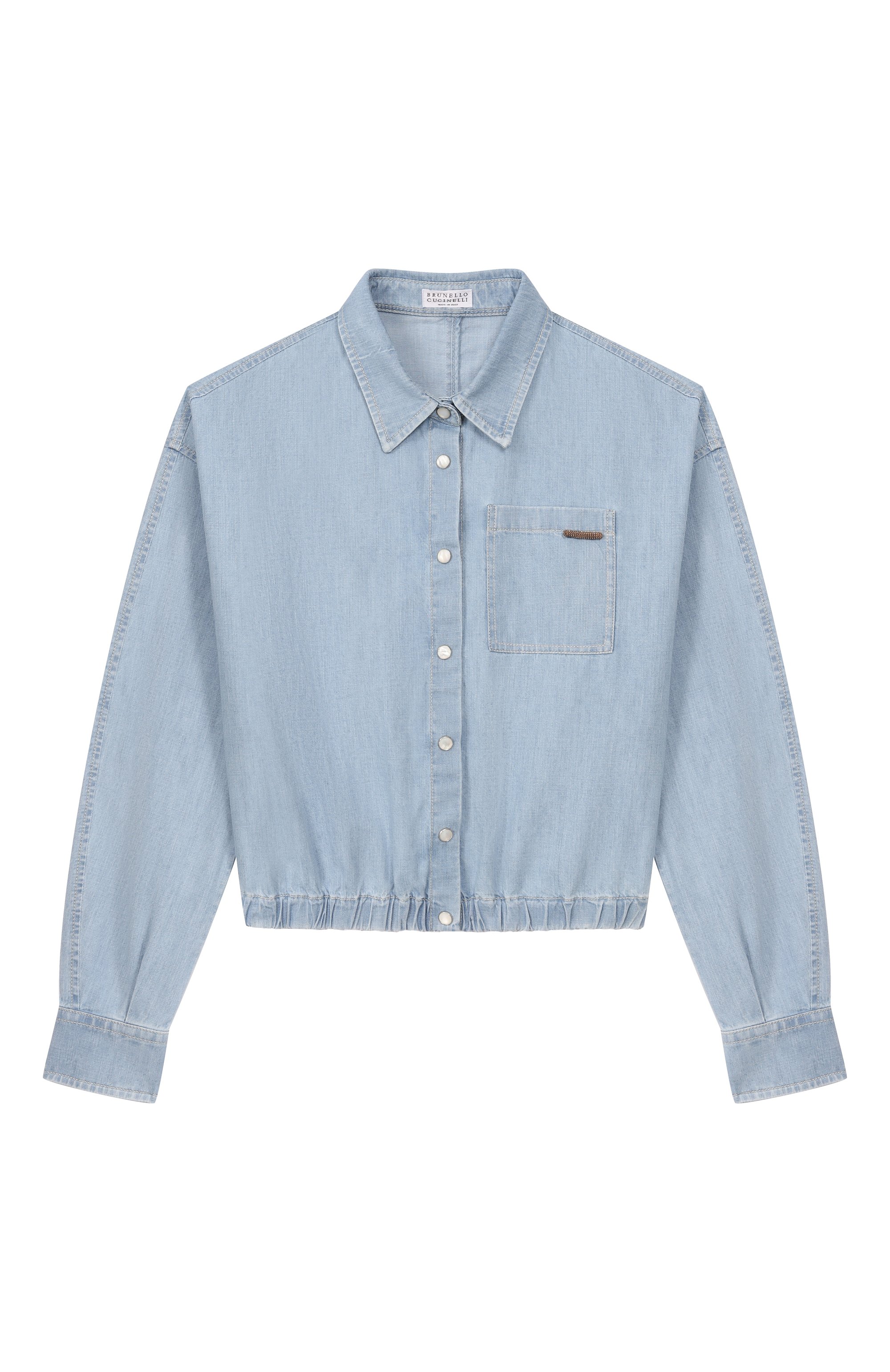 Джинсовая рубашка BRUNELLO CUCINELLI, арт. BH192C865C, фото 1