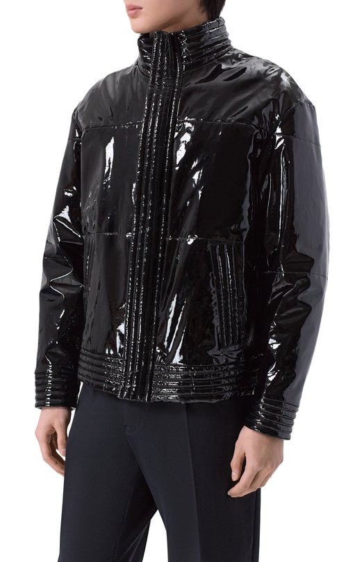 Кожаный пуховик с подкладкой из норки MVST FZECK-ES4380-1V Чёрный  FZECK-ES4380-1V Фото 3