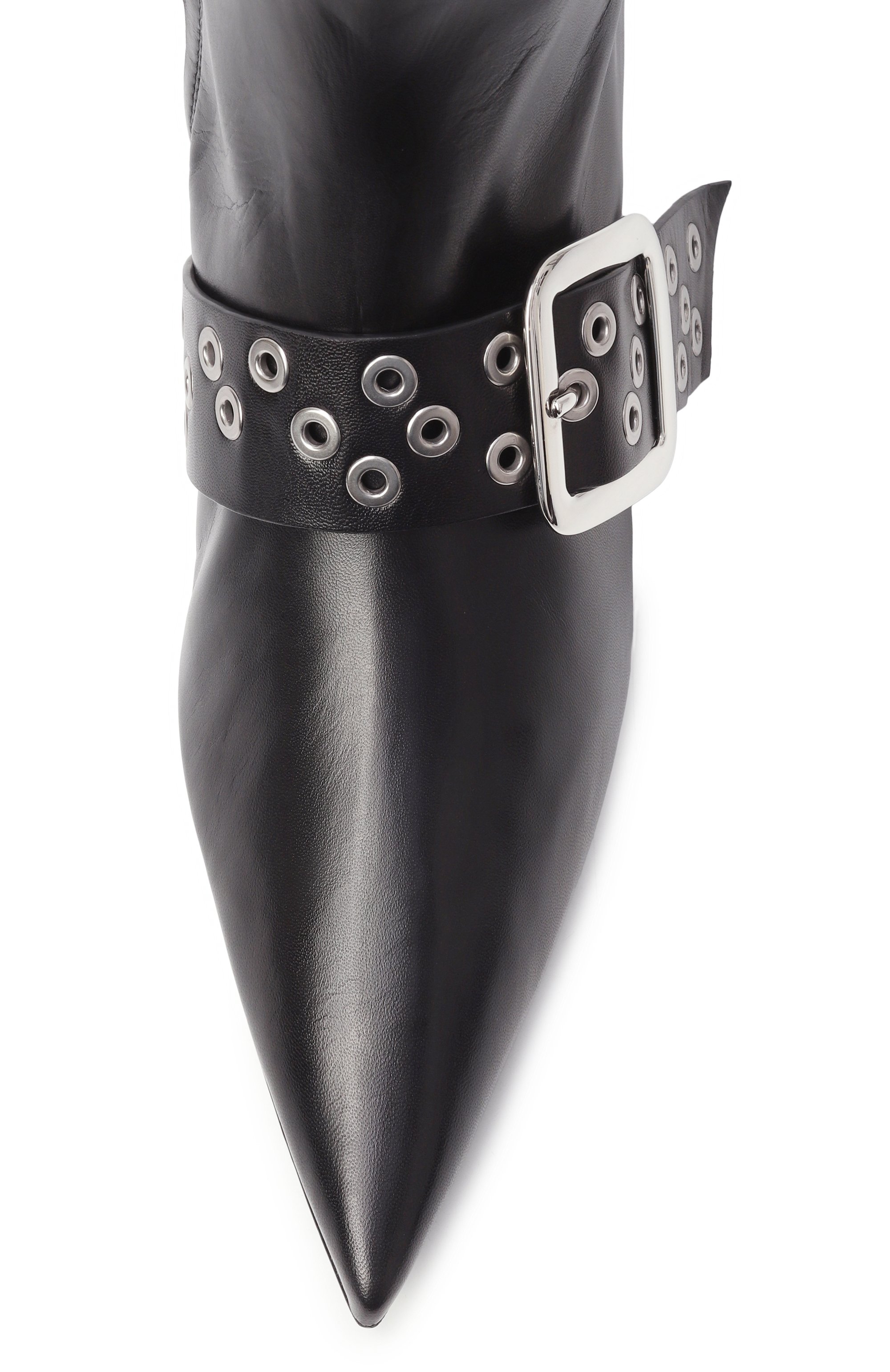 Кожаные ботильоны JIL SANDER черного цвета по цене 209500 руб., арт. J15WU0105/P8226, фото 6 Кожаные ботильоны JIL SANDER, арт. J15WU0105/P8226, фото 6