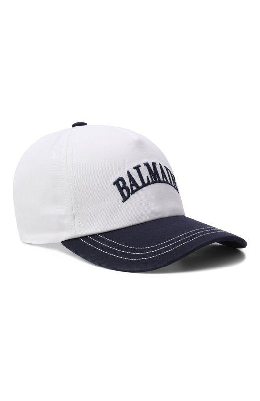 Хлопковая бейсболка Balmain GH1XA561/CB24 Белый GH1XA561/CB24