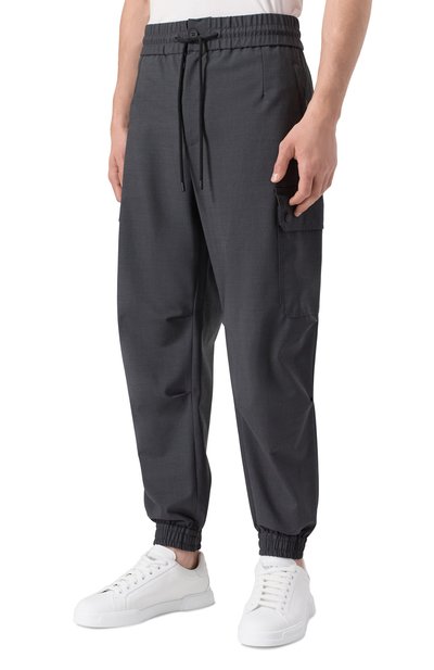 Джоггеры DOLCE & GABBANA темно-серого цвета по цене 175500 руб., арт. GP14PT/FURK8, фото 3 Джоггеры DOLCE & GABBANA, арт. GP14PT/FURK8, фото 3