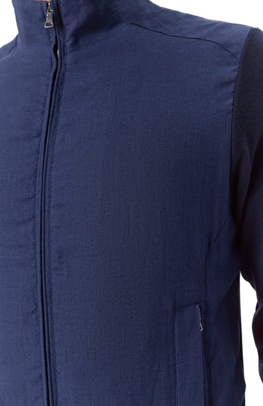 Комбинированный кардиган Paul&Shark 25411706 Синий  25411706 Фото 5