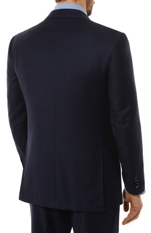 Шерстяной костюм Kiton UA81K0101E20 Синий  UA81K0101E20 Фото 5